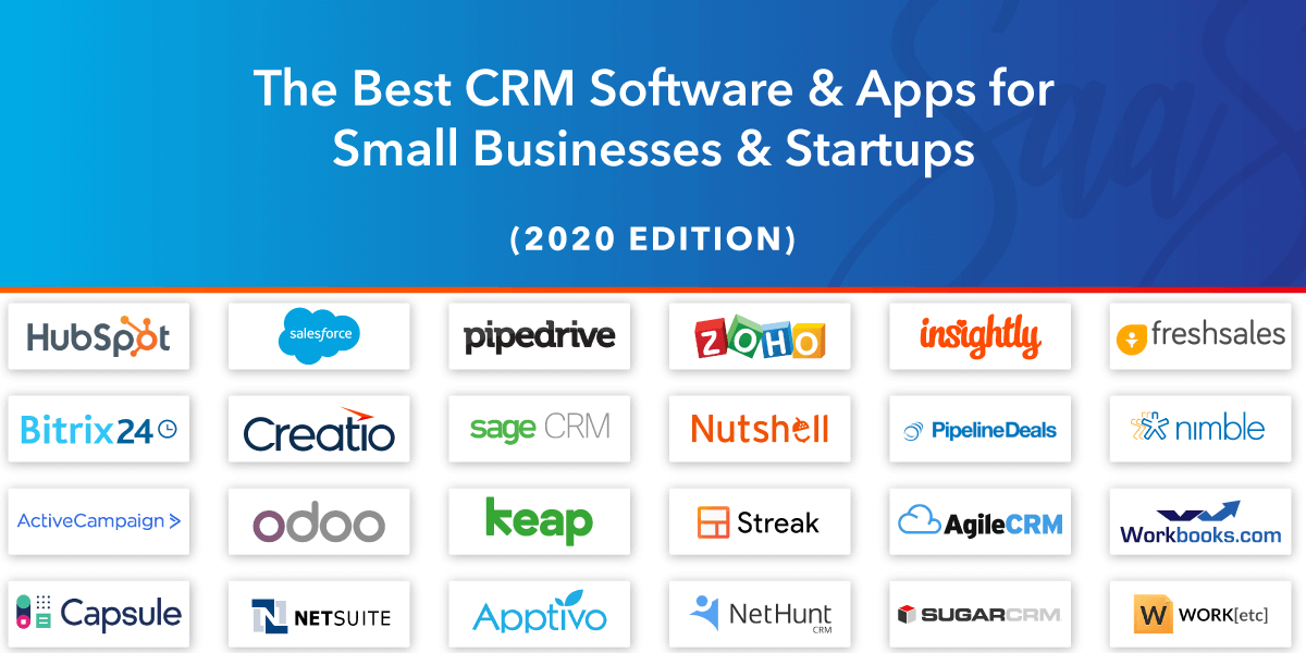 25 Best CRM Software for Small Businesses & Startups in 2022