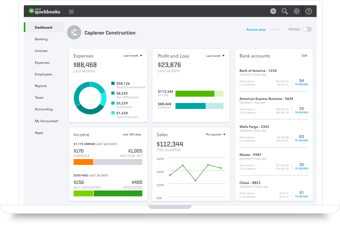 quickbooks small business accounting