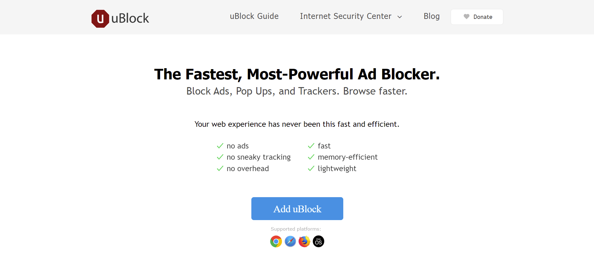 which is the best ad blocker for firefox