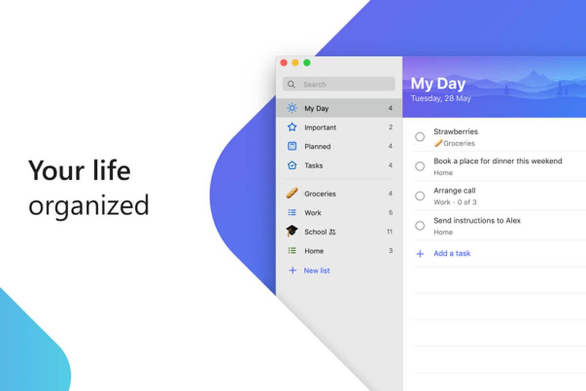 microsoft to-do main banner