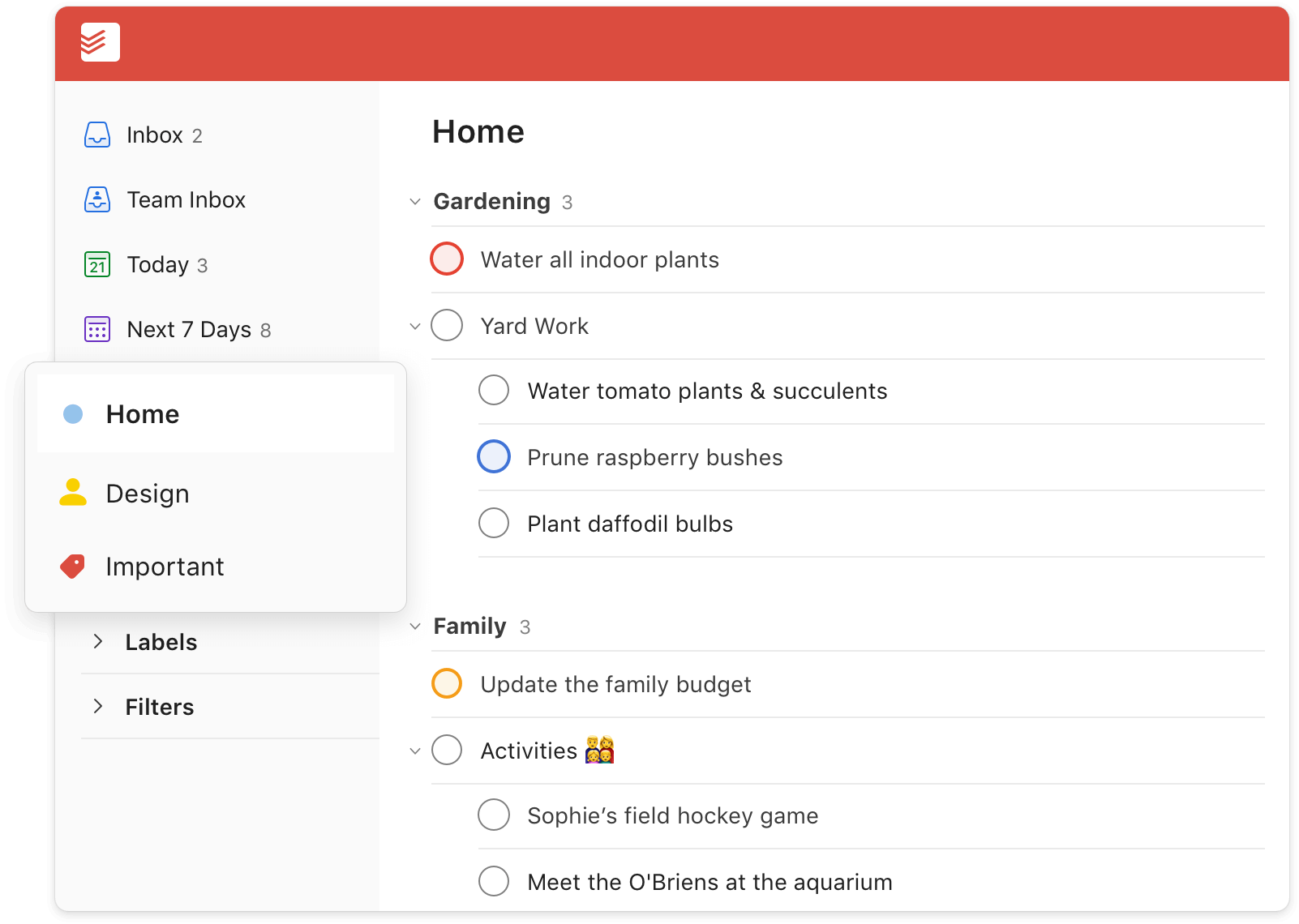 todoist ios reminders