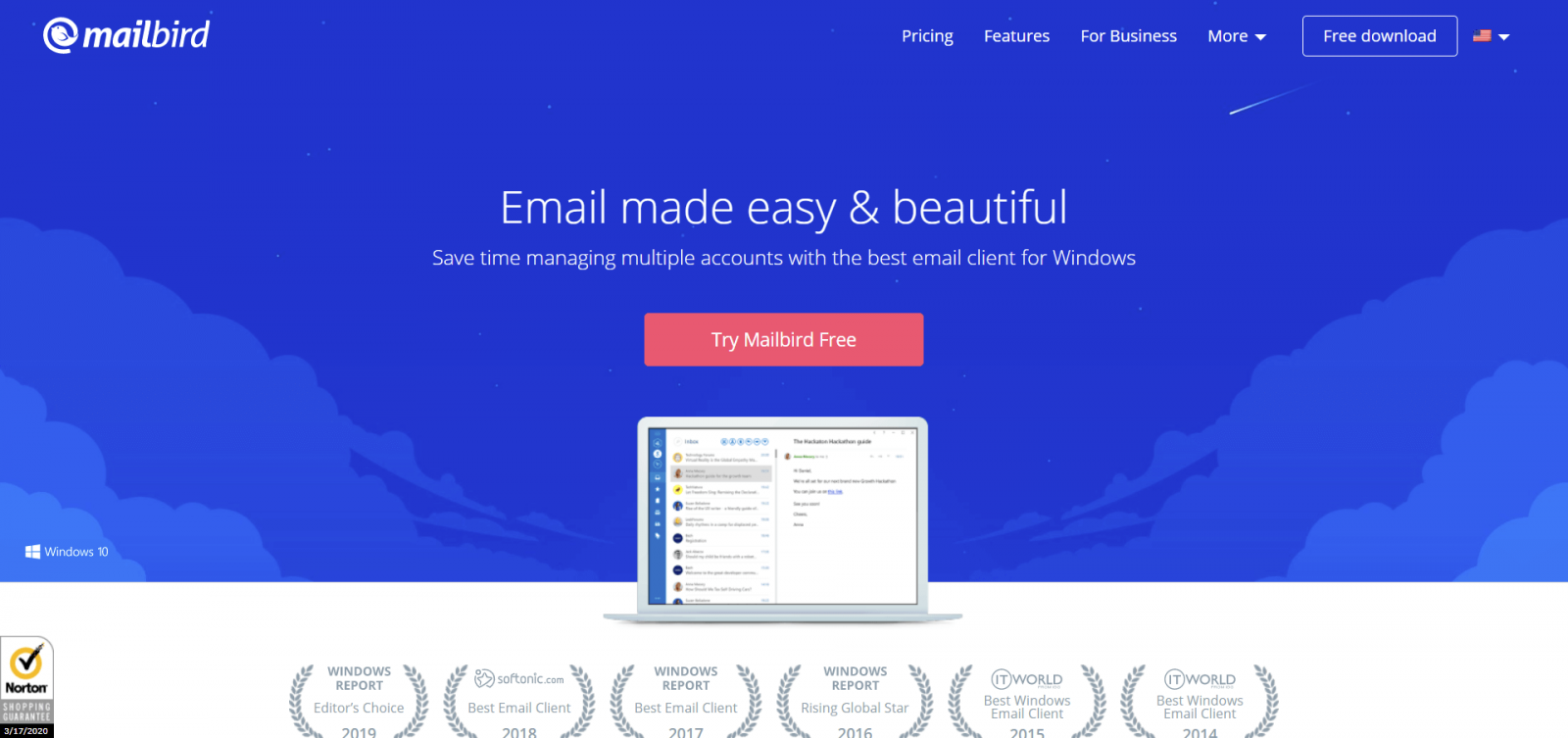 email clients like mailbird free