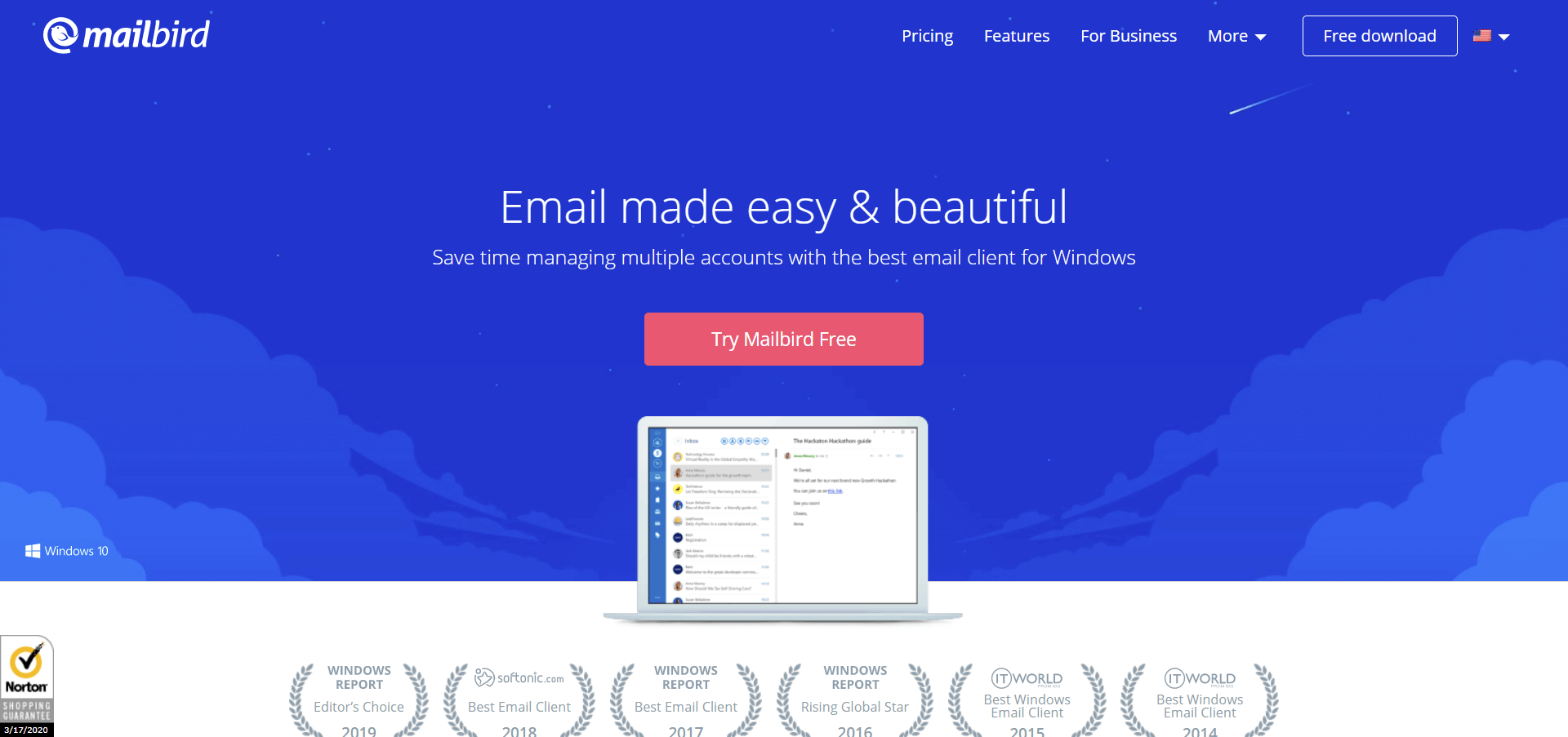 best email client for pc 2018