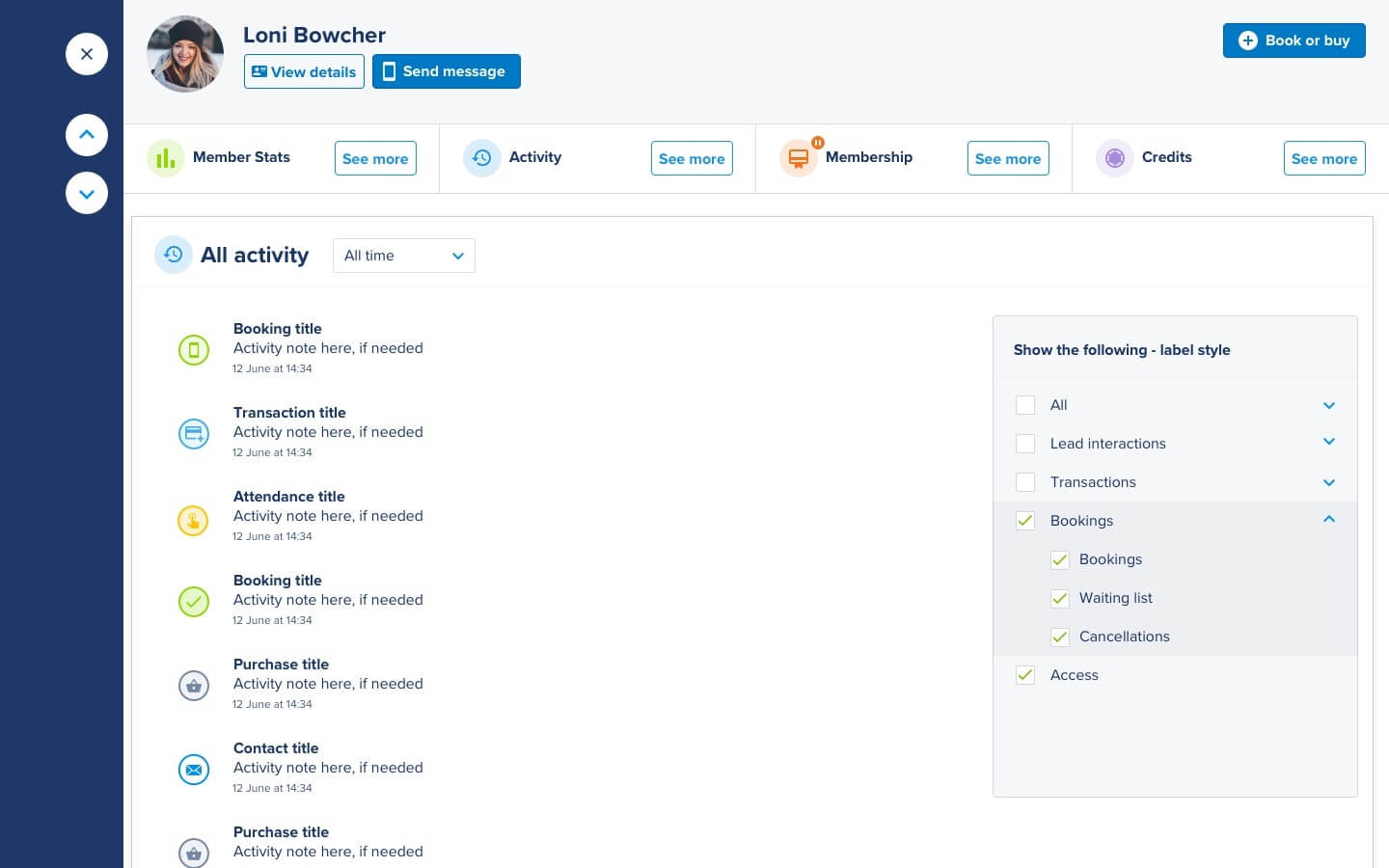 customer management software 24 hour gym barcodes