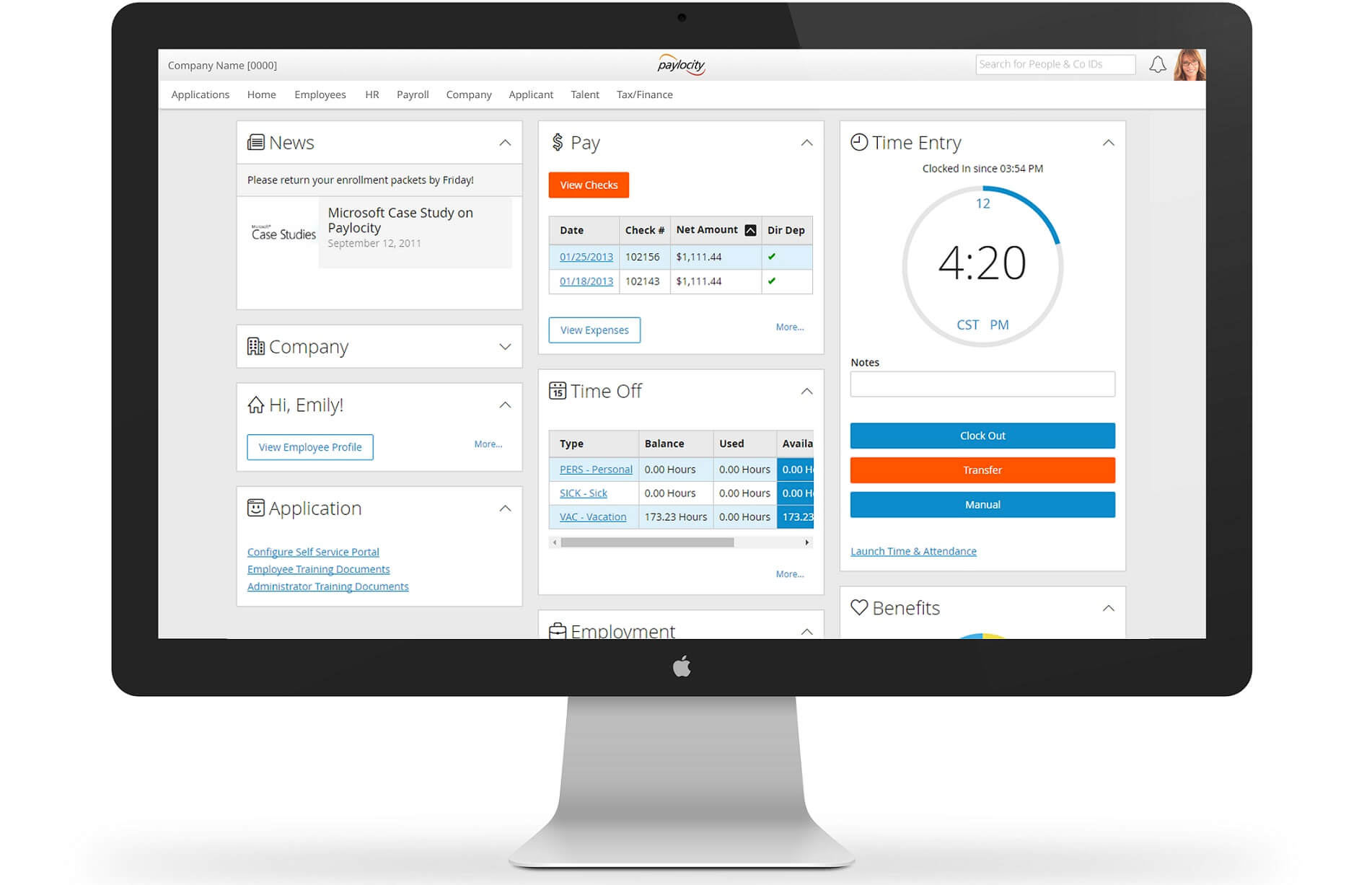 paylocity time tracker