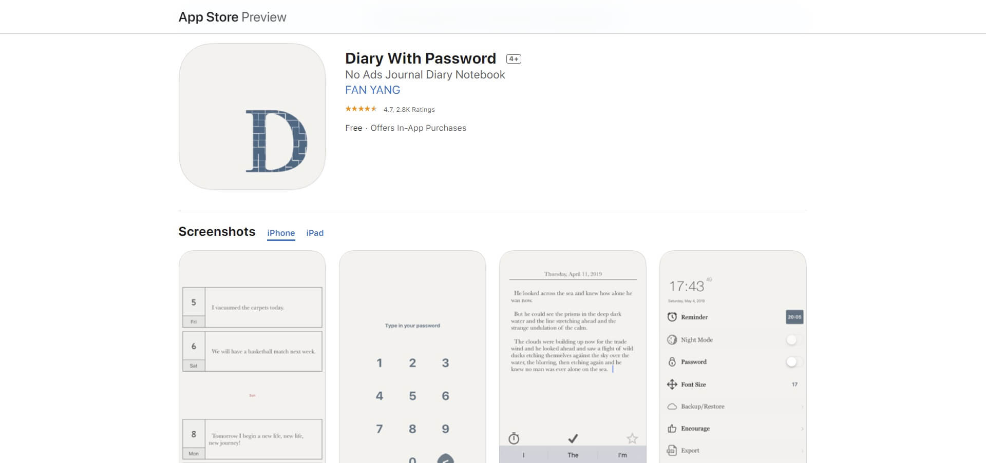 best diary for ipad