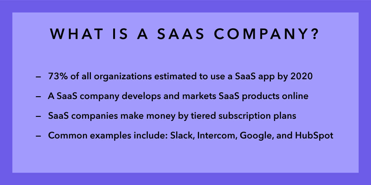 what is a saas company