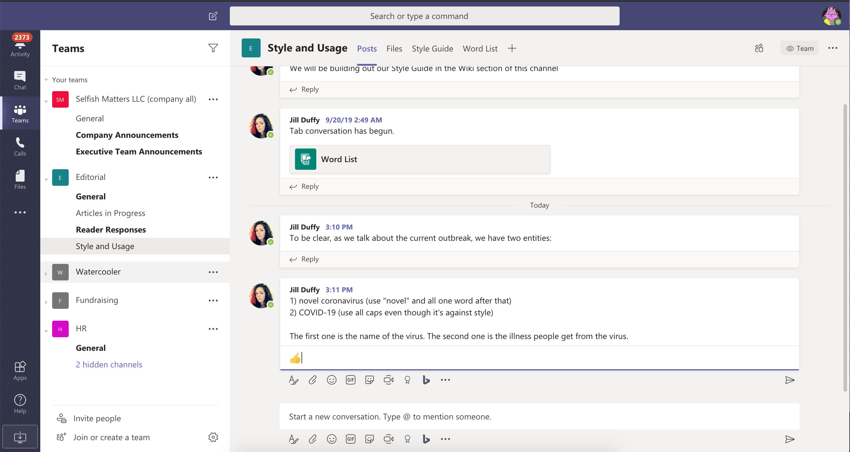 microsoft teams dashboard