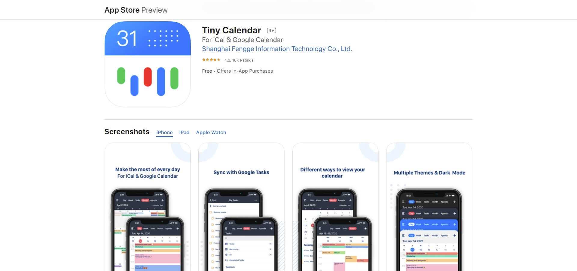 best calendar app mac iphone