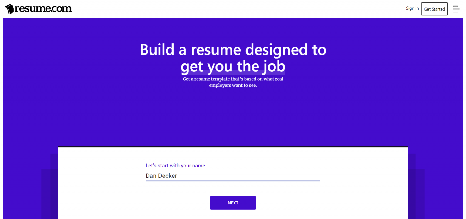 best online free resume builders