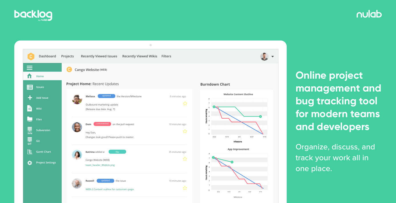 backlog bug tracking tool main