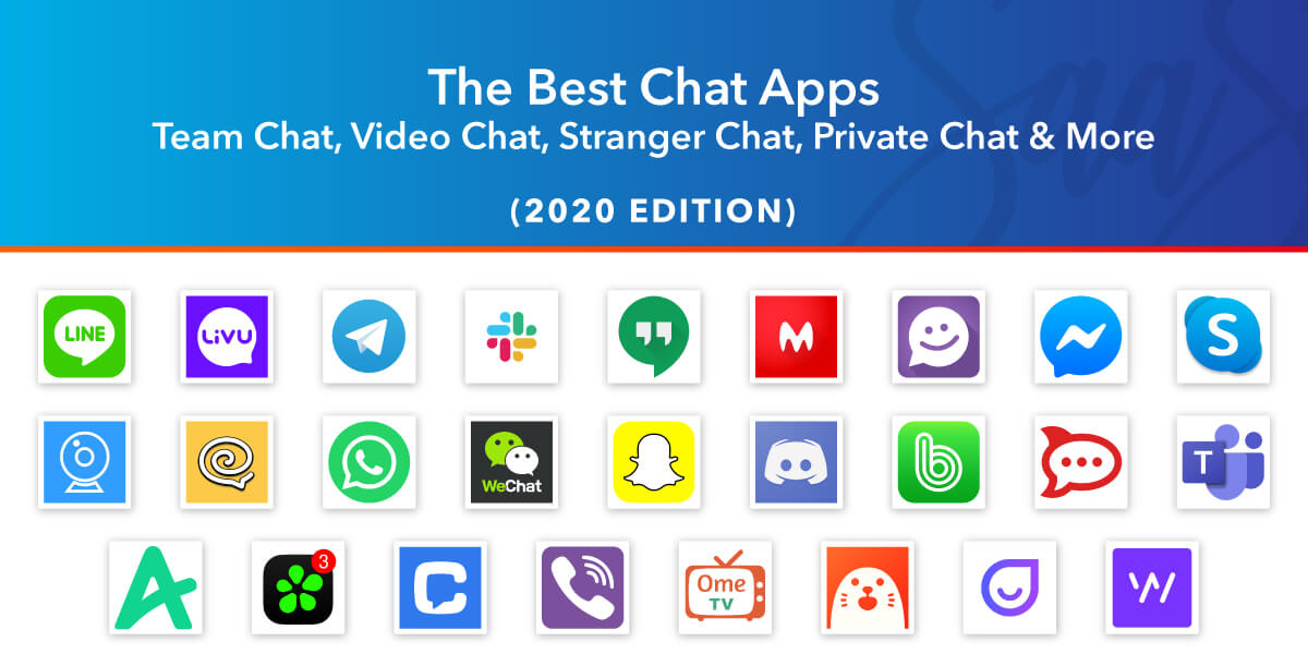 26 Best Chat Apps in 2020 for Teams, Video, Strangers ...