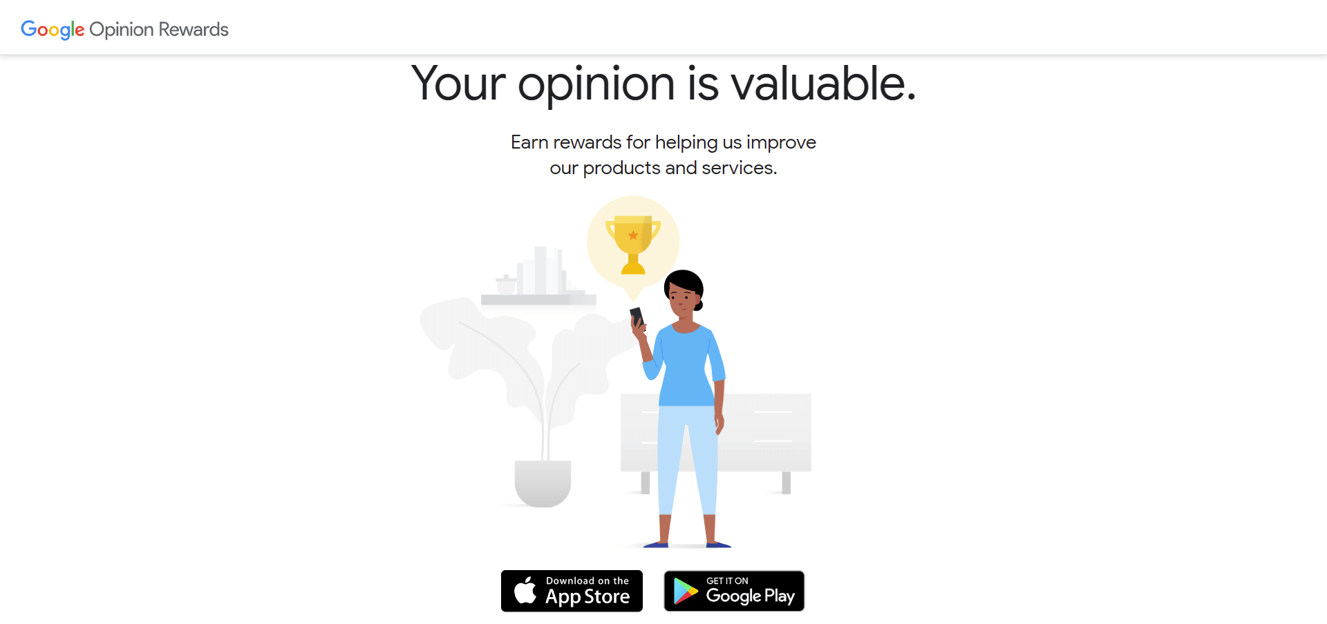 google opinion rewards website