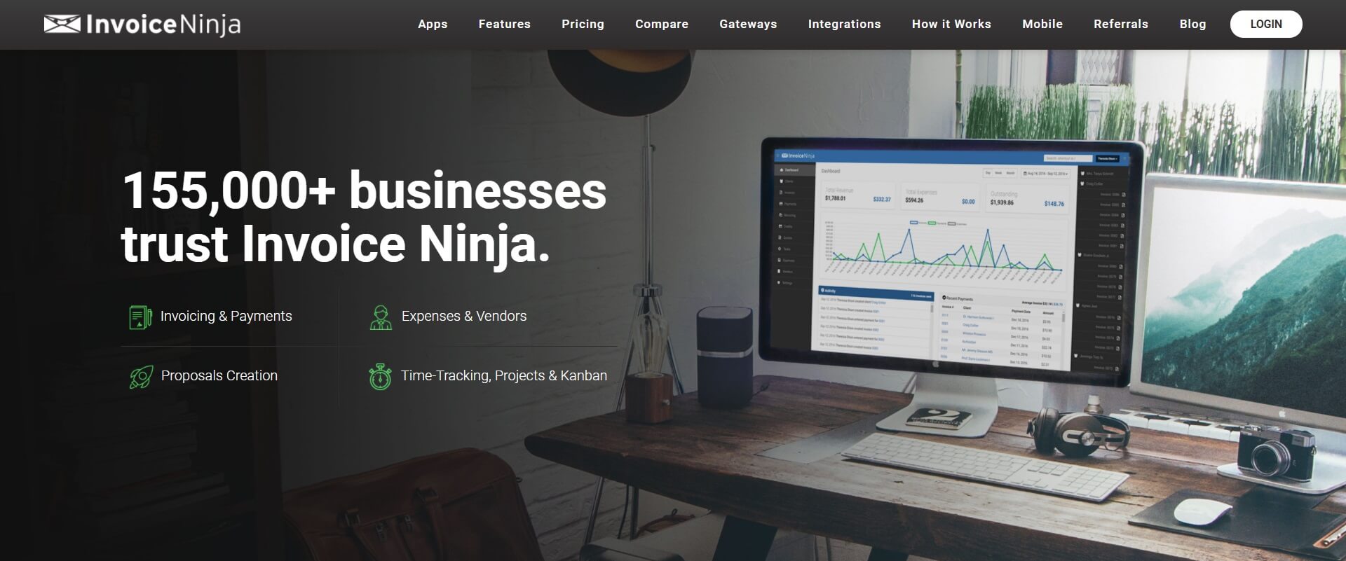 invoice ninja main web banner